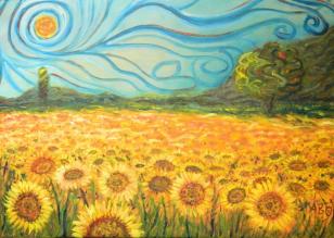 Girassóis: um dos temas favoritos de Van Gogh.