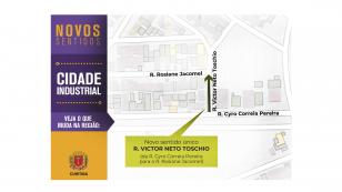 Rua perto de escola de Curitiba muda de sentido