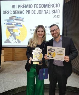 A Rádio Educativa ficou em 3º lugar na 7ª edição do Prêmio Fecomércio Sesc Senac PR de Jornalismo